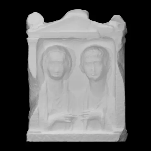 Funerary Stele of Tito Castrucio and Opsidia Massima by Scan The World