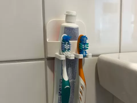 Wallmounted Toothbrush Holder