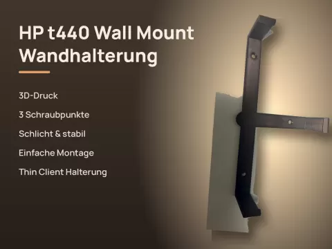HP t440 thin client Wall Mount | Wandhalterung
