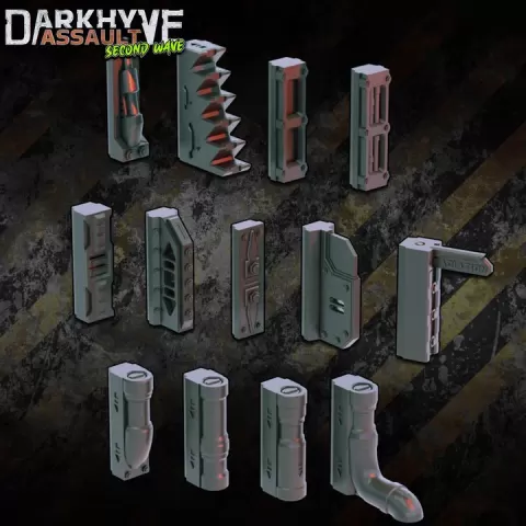 DarkHyve Assault: Second Wave - Junction Inserts by Saucermen Studios