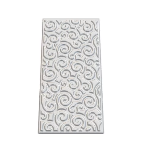 Dense Spiral Scrollwork Door Panel STL 3D CNC No. 8