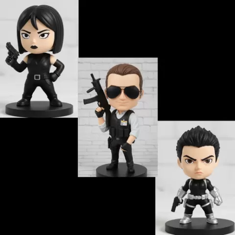 Chibi Agents of SHIELD