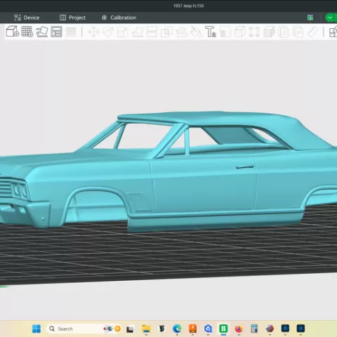 1967 Buick Skylark Convertible, hollow body shell, rc, cars, slot cars, scale models