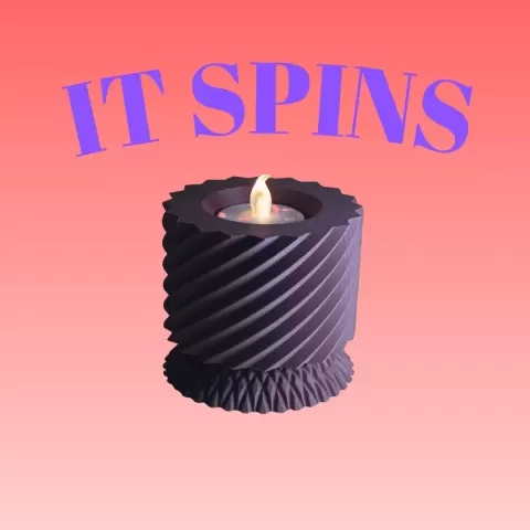 fidget spinner tealight 15