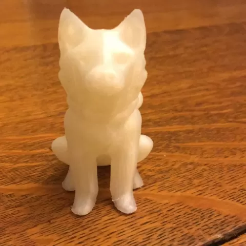 Simple Husky In Sitting Position by Paul