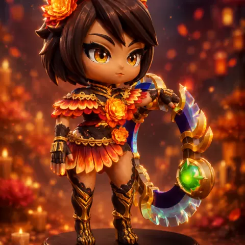 Qiyana - La ilusión - Chibi