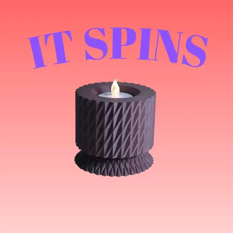 fidget spinner tealight 14