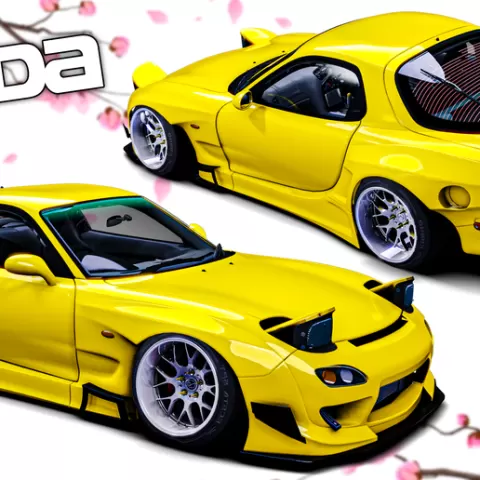 Rocket Bunny V3 RX7 Bodykit