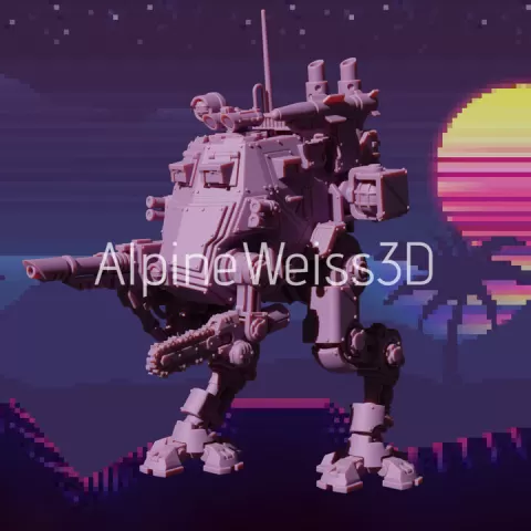 Medium Imperial Walker by AlpineWeiss3D