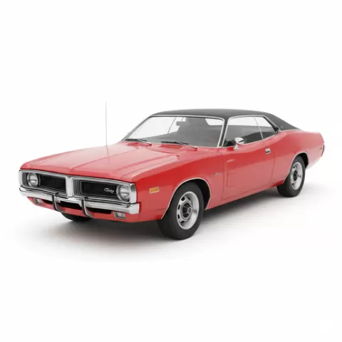 Dodge Charger SE (1975) garage, supercar, race car, car 3D, automobile, car model, SUV, truck, vintage car, drift car, hypercar, muscle car, car, vehicle, car STL, classic car, sports car, pickup, diorama, JDM