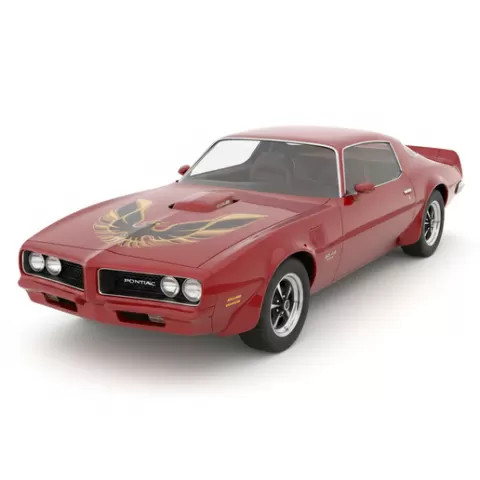Pontiac Trans Am SD-455 car model, supercar, vintage car, truck, vehicle, pickup, automobile, car STL, race car, drift car, hypercar, sports car, diorama, classic car, JDM, muscle car, car 3D, car, garage, SUV