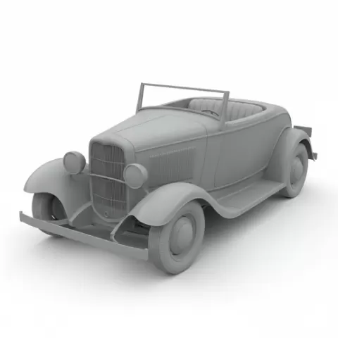 Ford Model B (1932) sports car STL, 1:43 car STL, 4x4 STL, 1900s car STL, resin car STL, prototype race car STL, hypercar STL, 1990s JDM car STL, stylized car STL, FDM friendly car STL, car garage STL, 1:12 car STL, car toy STL, lowrider car STL, van