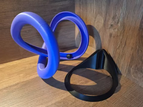 Ball track, folded 8-figure loop