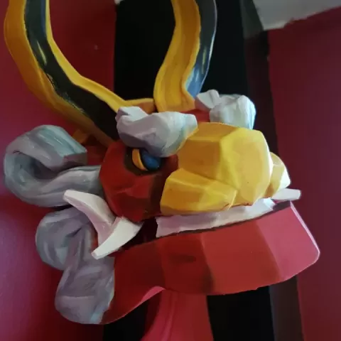 Legend of Zelda : The Wind Waker King of Red Lions Articulated by Create Cafe 3D Printing Solutions and Education