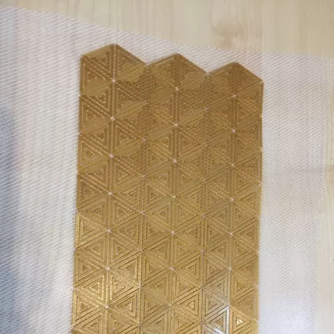 Triangles (on Fabric) by 3DPrintNovesia