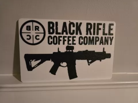 Black Rifle Coffee Company Sign