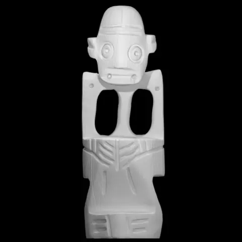 Carved Taino Shaman Figurine from Dominican Republic by Darryl Ricketts