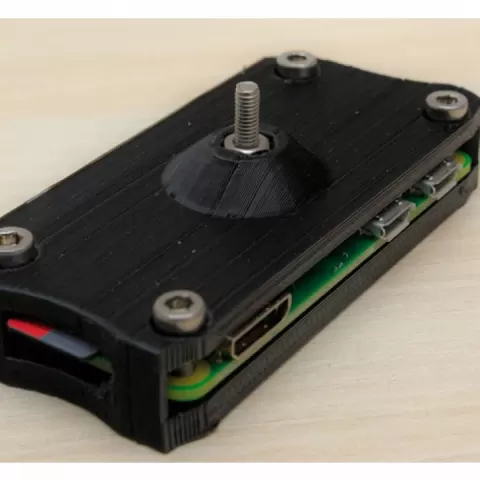 Raspberry pi zero W case in single piece by Frédéric Callondann