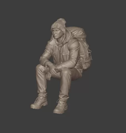 Outdoor Backpacker Character