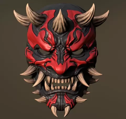 Darth Maul Menpo Mask
