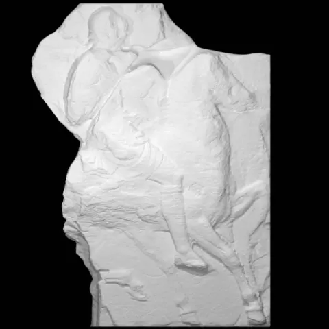 The Horsemen of the South Frieze by Scan The World