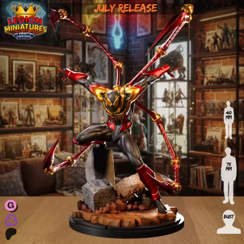 Armored Web-Slinger by LegionMiniatures