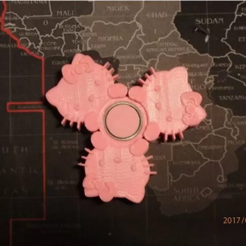 Hello Kitty Fidget Spinner - Wingnut2k #2 by James Robison