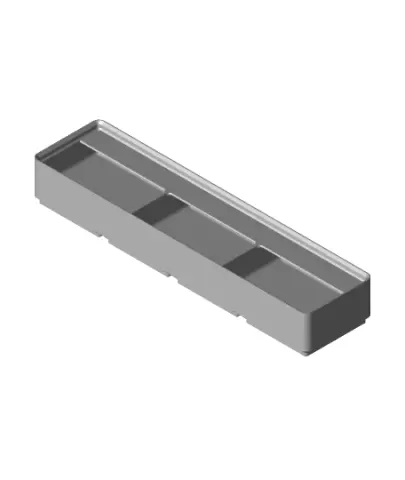 Divider Box 4x1x3 3-Compartment.stl