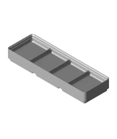 Divider Box 3x1x2 4-Compartment.stl