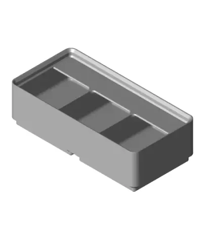 Divider Box 2x1x3 3-Compartment.stl