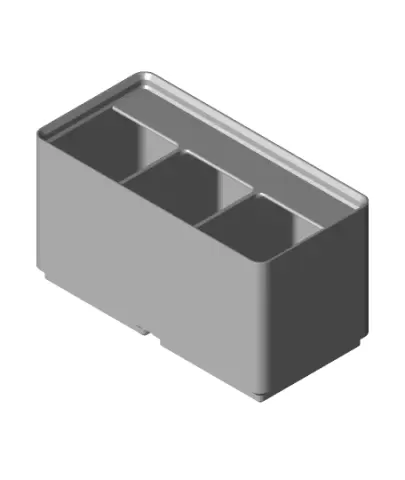 Divider Box 2x1x6 3-Compartment.stl