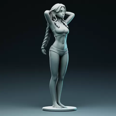 Stretch Pose Fitness Girl / Stretch Pose Fitness Girl (FDM)