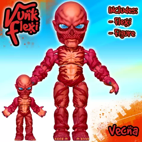 Stranger Things Vecna MultiColor Flexi Print-In-Place + figure