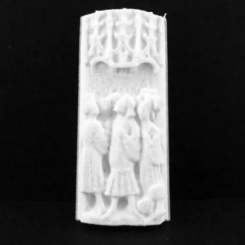 Panel depicting The Last Judgement at The British Museum, London by Scan The World