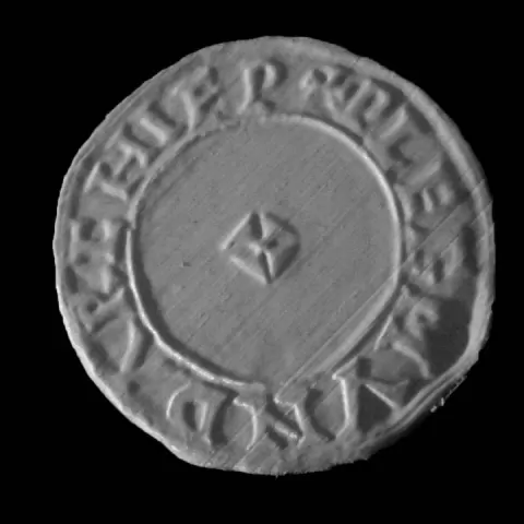 Anglo Saxon Coin at The British Museum, London by Scan The World