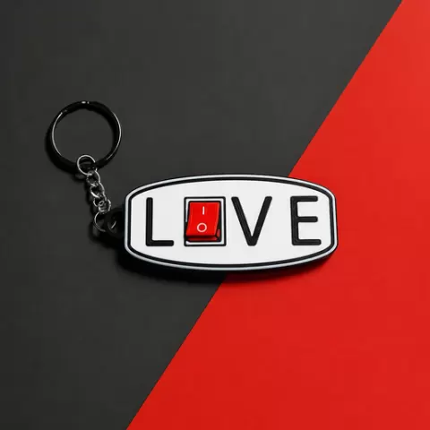 love - live keychain