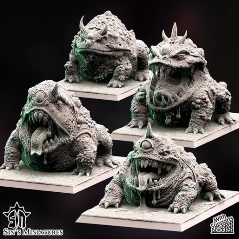 Demonic Disease Frogs