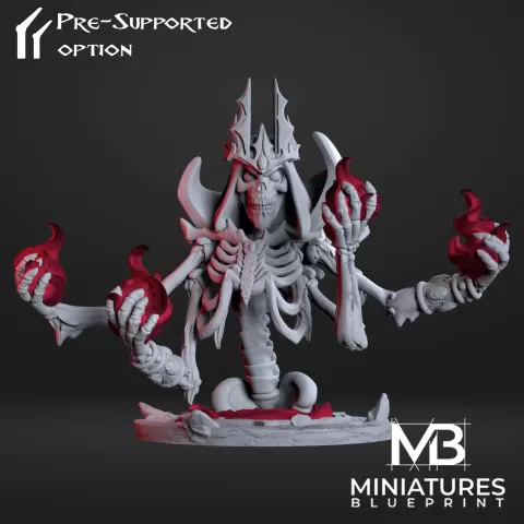 Summoned Lich King - Miniatures Blueprint