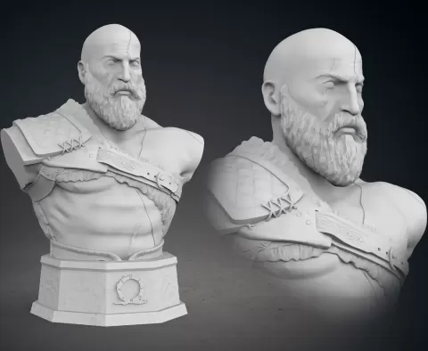 KRATOS BUST - César Cruz
