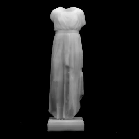 Marble Torso of a Youth Wearing a Tunic at The British Museum, London by Scan The World