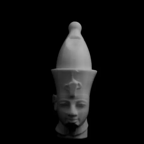 Colossal Granite Head of Amenhotep III at The British Museum, London by Scan The World