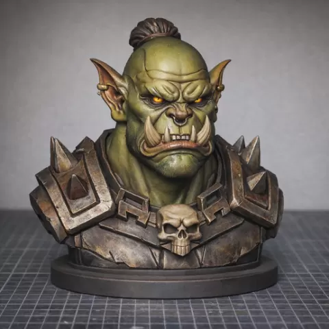 Orc Warrior Bust