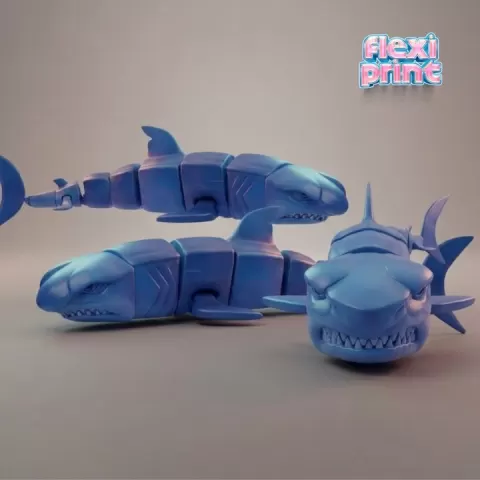 White Shark | Flexi Print by Flexi Print