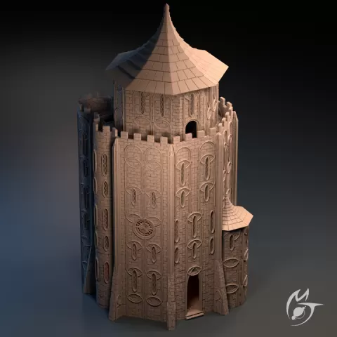 Wizard Tower - modular OpenLOCK structure by Making Tlon