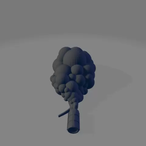 Tabletop smoke grenade