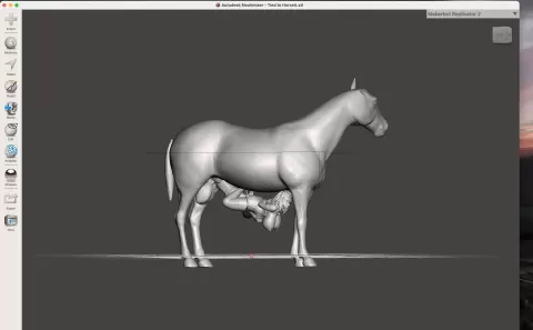 Hentai Girl tied to Horse NSFW - wmerritt72