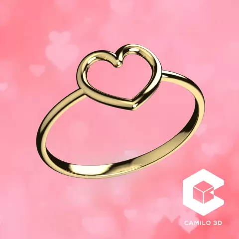 Heart Ring - Camilo 3D