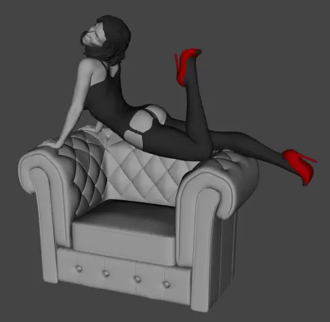 Pinup Girl 1 - Edna Lab