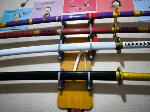 Katana Holder Wall Mount - Modular - Tinkeroo Schwize