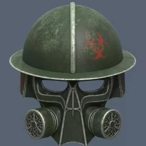 GAS MASK HELMET